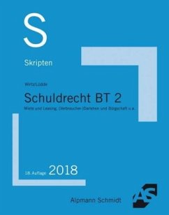 Skript Schuldrecht BT 2 - Lüdde, Jan S.;Wirtz, Tobias