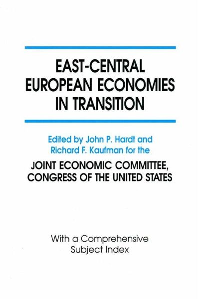 East-Central European Economies in Transition (eBook, ePUB) East-Central European Economies in Transition (eBook, ePUB)