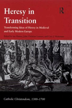 Heresy in Transition (eBook, ePUB) - Laursen, John Christian; Nederman, Cary J.