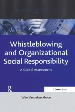Whistleblowing and Organizational Social Responsibility (eBook, ePUB) - Vandekerckhove, Wim