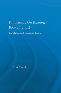 Philodemus on Rhetoric Books 1 and 2 (eBook, PDF) - Chandler, Clive