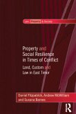 Property and Social Resilience in Times of Conflict (eBook, ePUB)