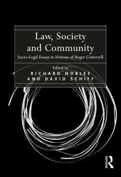 Cover Law, Society and Community (eBook, ePUB)