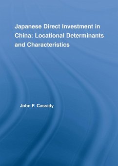 Japanese Direct Investment in China (eBook, ePUB) - Cassidy, John F.