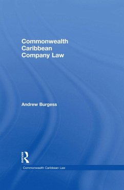 Commonwealth Caribbean Company Law (eBook, ePUB) - Burgess, Andrew