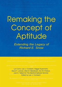 Cover Remaking the Concept of Aptitude (eBook, PDF)