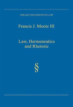 Cover Law, Hermeneutics and Rhetoric (eBook, PDF)