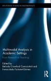 Multimodal Analysis in Academic Settings (eBook, PDF)