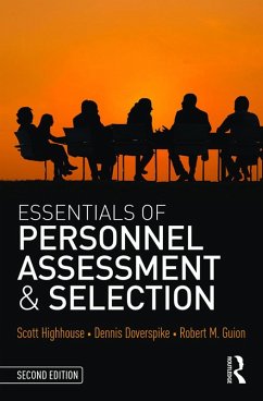Essentials of Personnel Assessment and Selection (eBook, ePUB) - Highhouse, Scott; Doverspike, Dennis; Guion, Robert M