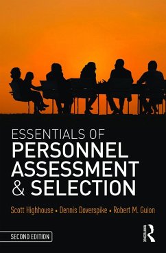 Essentials of Personnel Assessment and Selection (eBook, PDF) - Highhouse, Scott; Doverspike, Dennis; Guion, Robert M