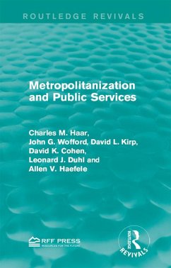 Cover Metropolitanization and Public Services (eBook, ePUB)