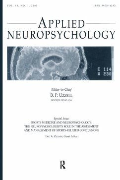 Cover Sports Medicine and Neuropsychology (eBook, PDF)