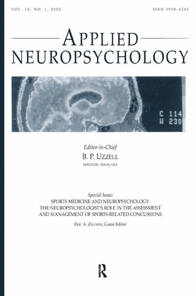 Sports Medicine and Neuropsychology (eBook, PDF)