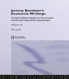 Jeremy Bentham's Economic Writings (eBook, PDF)