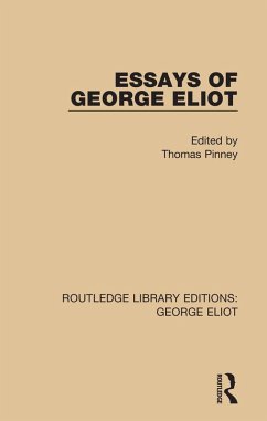 Essays of George Eliot (eBook, PDF)