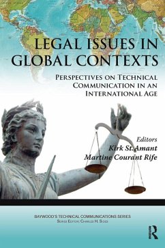 Legal Issues in Global Contexts (eBook, PDF) - St. Amant, Kirk; Rife, Martine