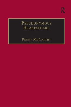 Pseudonymous Shakespeare (eBook, ePUB) - McCarthy, Penny