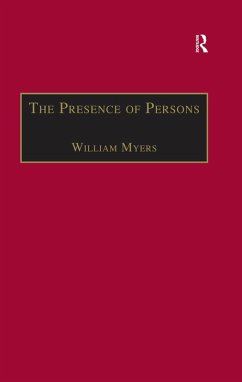 The Presence of Persons (eBook, ePUB) - Myers, William