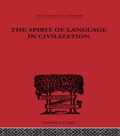 The Spirit of Language in Civilization (eBook, ePUB) - Vossler, K.