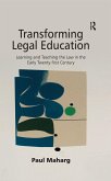 Transforming Legal Education (eBook, PDF)