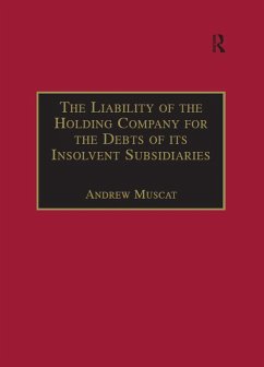 The Liability of the Holding Company for the Debts of its Insolvent Subsidiaries (eBook, PDF) - Muscat, Andrew