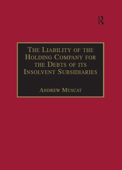 The Liability of the Holding Company for the Debts of its Insolvent Subsidiaries (eBook, PDF) - Muscat, Andrew