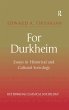 For Durkheim (eBook, PDF) - Bild 1