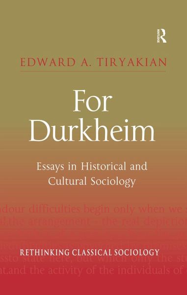 For Durkheim (eBook, PDF)