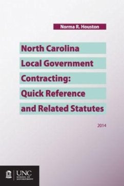 Cover North Carolina Local Government Contracting