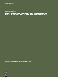 Relativization in Hebrew - Hayon, Yehiel