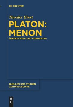 Platon: Menon - Platon;Ebert, Theodor