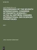 Proceedings of the seventh International Congress of Phonetic Sciences / Actes du Septième Congrès international des sciences phonétiques