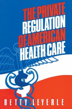 The Private Regulation of American Health Care (eBook, PDF) - Leyerle, Betty