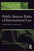 Public Interest Rules of International Law (eBook, ePUB)