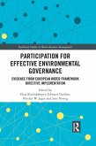 Participation for Effective Environmental Governance (eBook, ePUB)