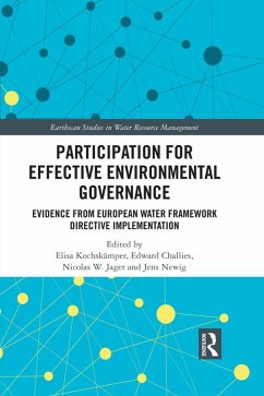 Cover Participation for Effective Environmental Governance (eBook, ePUB)