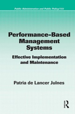 Performance-Based Management Systems (eBook, PDF) - Julnes, Patria De Lancer