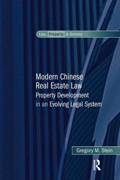Modern Chinese Real Estate Law (eBook, ePUB) - Stein, Gregory M.