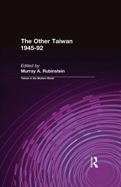 The Other Taiwan, 1945-92 (eBook, PDF) - Rubinstein, Murray A.