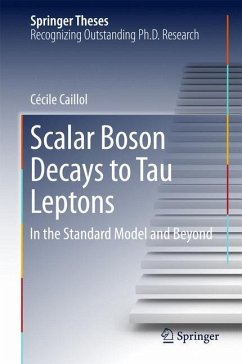 Scalar Boson Decays to Tau Leptons - Caillol, Cécile