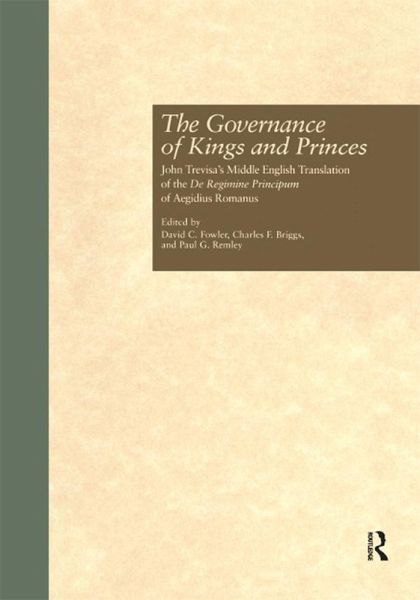 The Governance of Kings and Princes (eBook, PDF) The Governance of Kings and Princes (eBook, PDF)