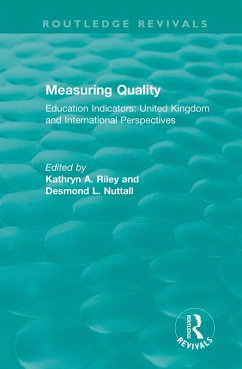 Cover Measuring Quality: Education Indicators (eBook, PDF)