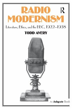 Radio Modernism (eBook, PDF) - Avery, Todd