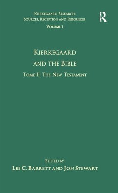 Volume 1, Tome II: Kierkegaard and the Bible - The New Testament (eBook, ePUB) Cover Volume 1, Tome II: Kierkegaard and the Bible - The New Testament (eBook, ePUB)