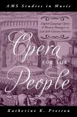 Opera for the People (eBook, ePUB) Opera for the People (eBook, ePUB)