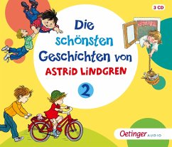 Die schönsten Geschichten von Astrid Lindgren 2, 3 Audio-CDs - Lindgren, Astrid