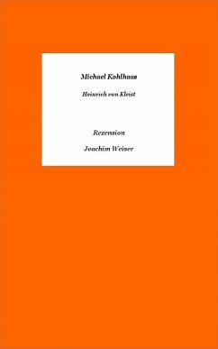 Cover Michael Kohlhaas Rezension (eBook, ePUB)