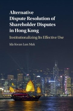 Cover Alternative Dispute Resolution of Shareholder Disputes in Hong Kong (eBook, PDF)