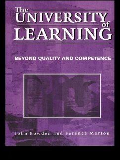 The University of Learning (eBook, ePUB) - Bowden, John; Marton, Ference