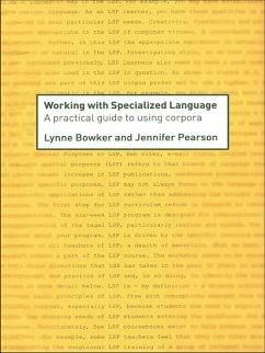 Working with Specialized Language (eBook, ePUB) - Bowker, Lynne; Pearson, Jennifer